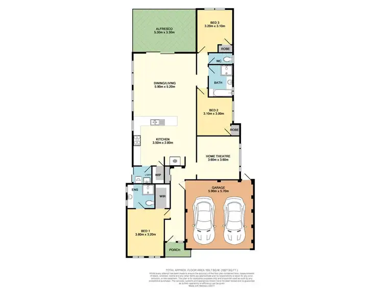 Floorplan of Homely house listing, 67 Maiden Way, Baldivis WA 6171