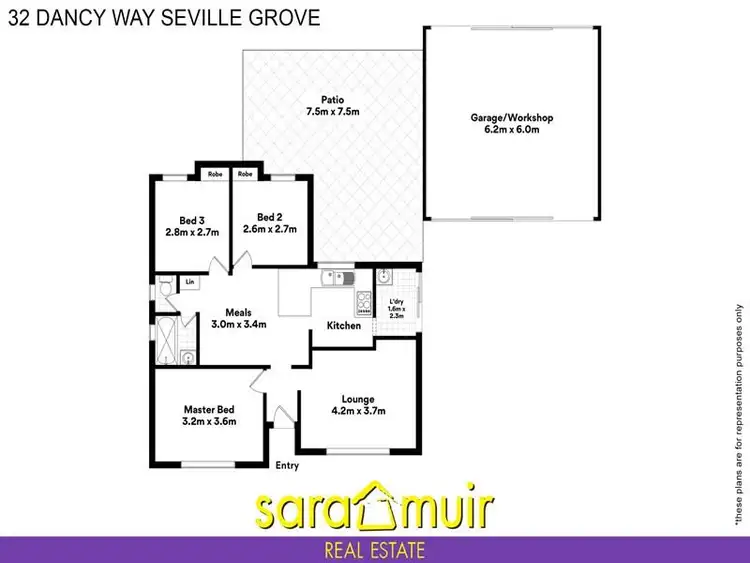 Floorplan of Homely house listing, 32 Dancy Way, Seville Grove WA 6112