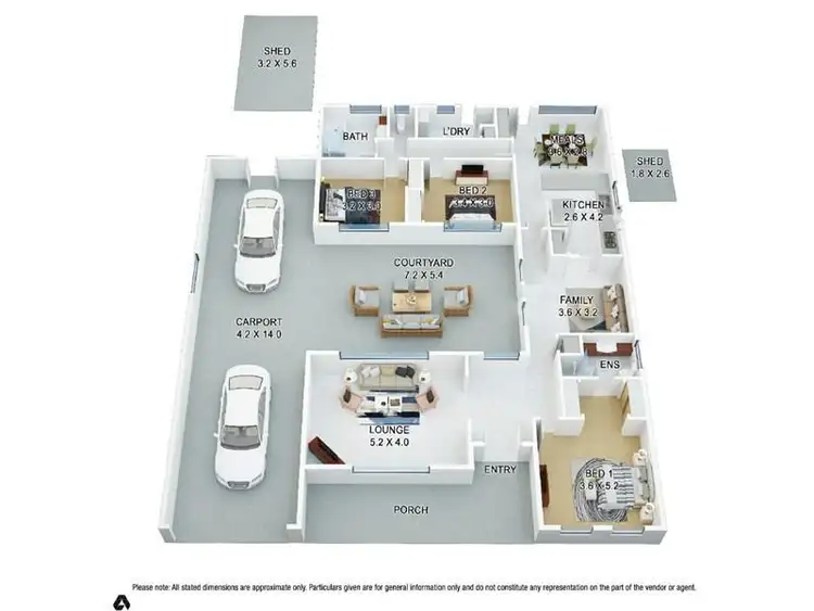 Floorplan of Homely house listing, 7 Marlow Way, Thornlie WA 6108