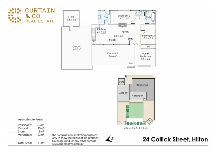 Floorplan of Homely house listing, 24 Collick Street, Hilton WA 6163