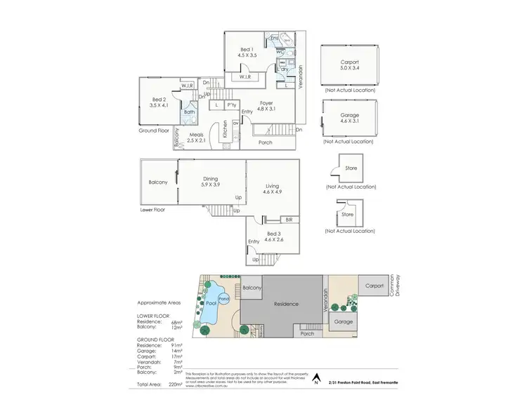 Floorplan of Homely house listing, 2/31 Preston Point Road, East Fremantle WA 6158