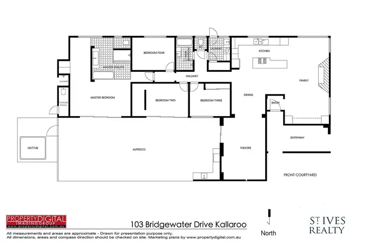 Floorplan of Homely house listing, 103 Bridgewater Drive, Kallaroo WA 6025