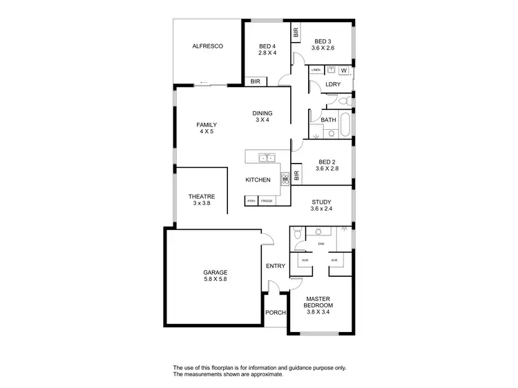 Floorplan of Homely house listing, 2 Goldsbrough Entrance, Helena Valley WA 6056