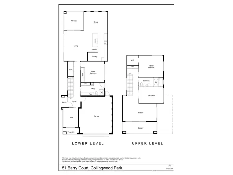 Floorplan of Homely house listing, 51 Barry Court, Collingwood Park WA 6330