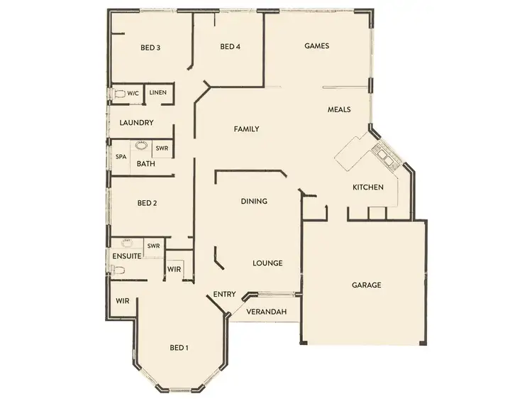 Floorplan of Homely house listing, 17 Astrolabe Lane, Falcon WA 6210
