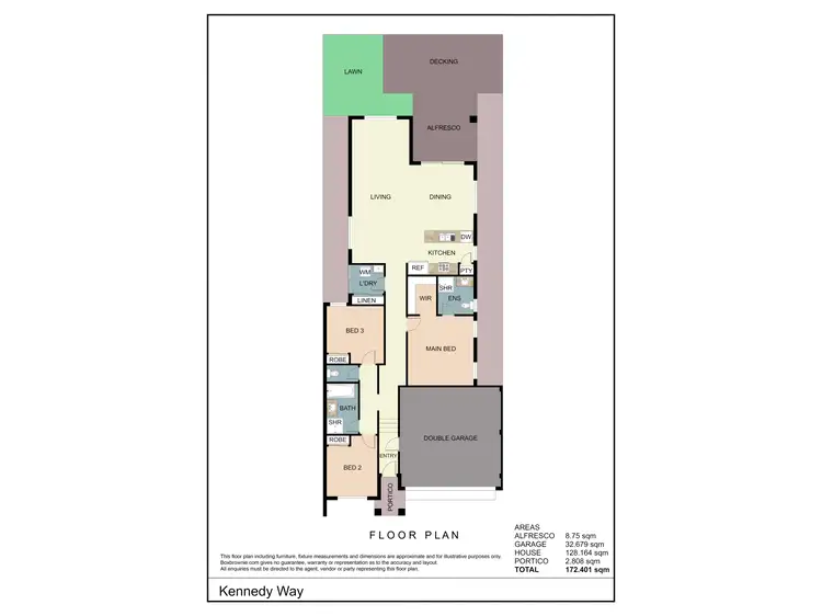 Floorplan of Homely house listing, 6A Kennedy Way, Padbury WA 6025