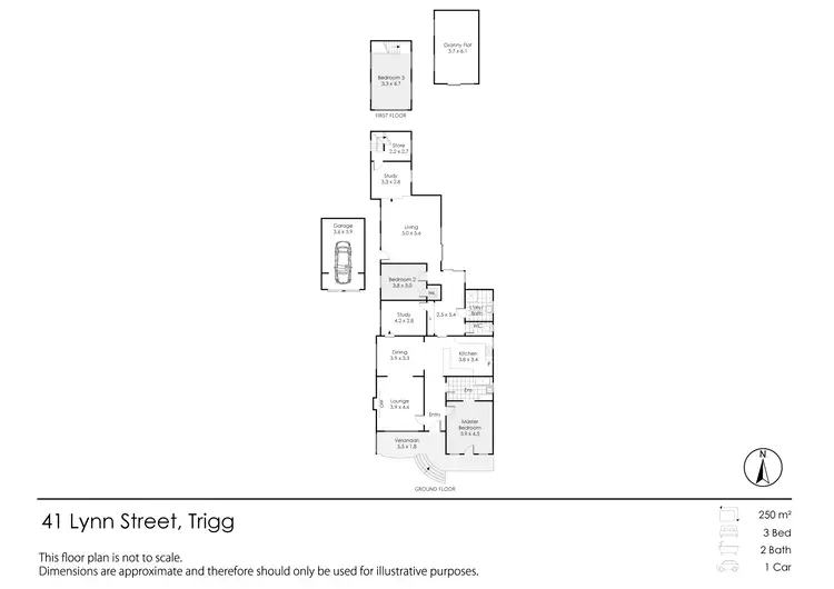 Floorplan of Homely house listing, 41 Lynn Street, Trigg WA 6029