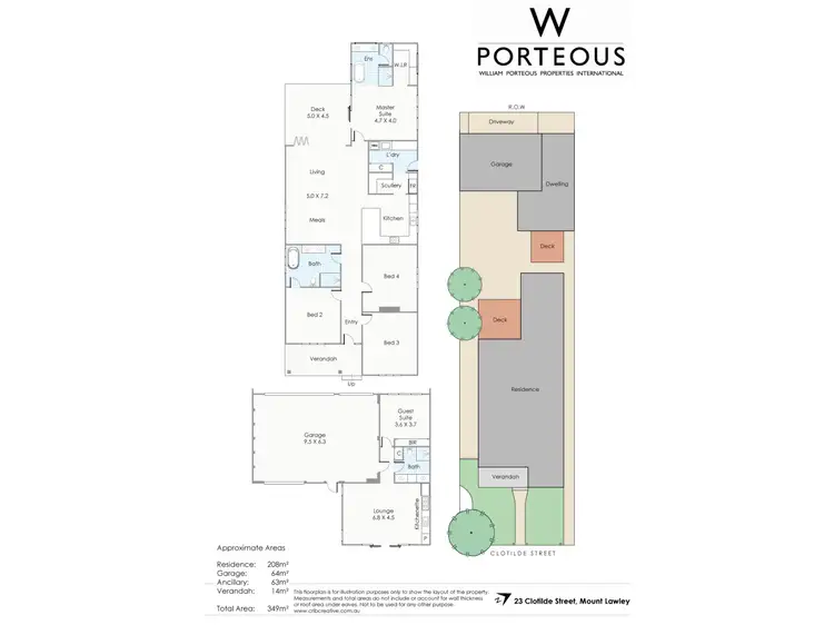 Floorplan of Homely house listing, 23 Clotilde Street, Mount Lawley WA 6050