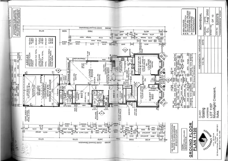 Floorplan of Homely house listing, 22 Moonflight Crescent, Iluka WA 6028