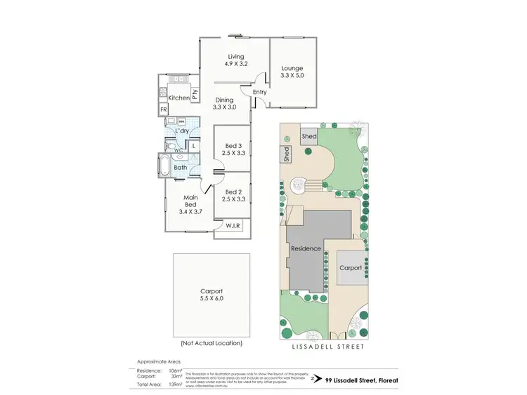Floorplan of Homely house listing, 99 Lissadell Street, Floreat WA 6014