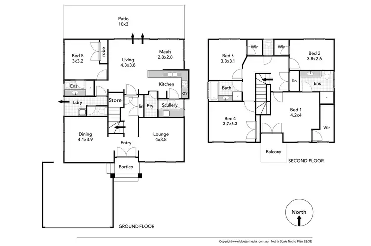 Floorplan of Homely house listing, 4 Conlan Close, Mosman Park WA 6012