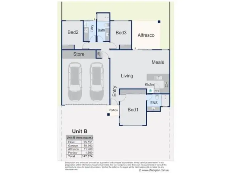 Floorplan of Homely villa listing, 22b Quadea Way, Nollamara WA 6061