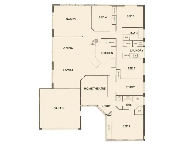 Floorplan of Homely house listing, 40 Malata Ridge, Lakelands WA 6180