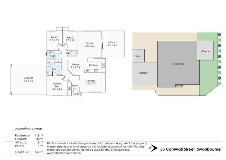 Floorplan of Homely house listing, 5b Cornwall Street, Swanbourne WA 6010
