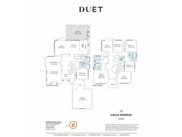 Floorplan of Homely house listing, 12 Calis Avenue, Iluka WA 6028