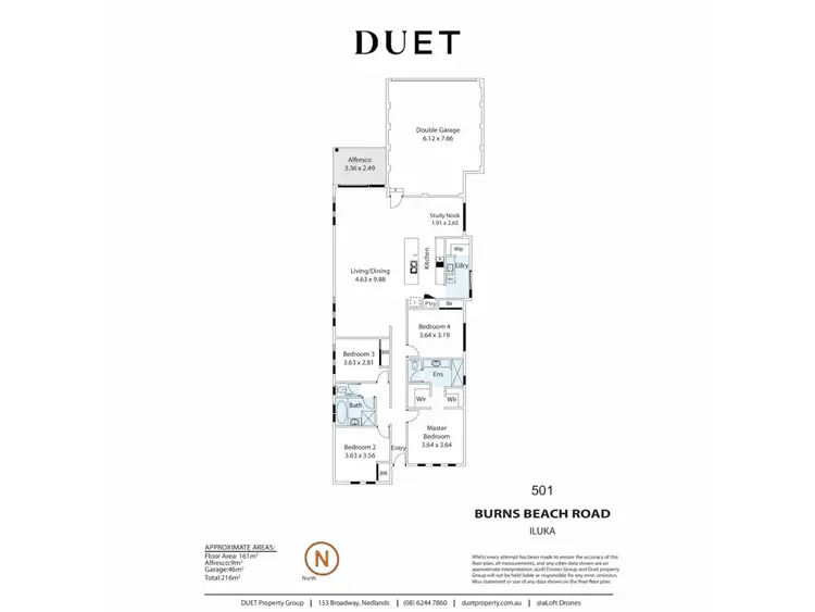 Floorplan of Homely house listing, 501 Burns Beach Road, Iluka WA 6028
