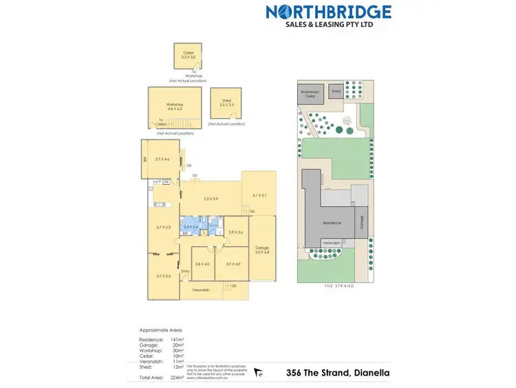 Floorplan of Homely house listing, 356 The Strand, Dianella WA 6059