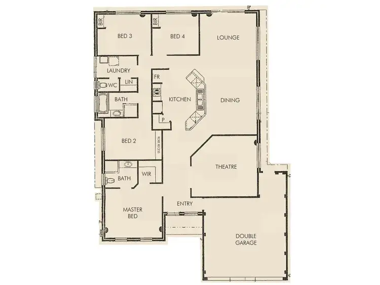 Floorplan of Homely house listing, 24 Honeydew Trail, Wannanup WA 6210