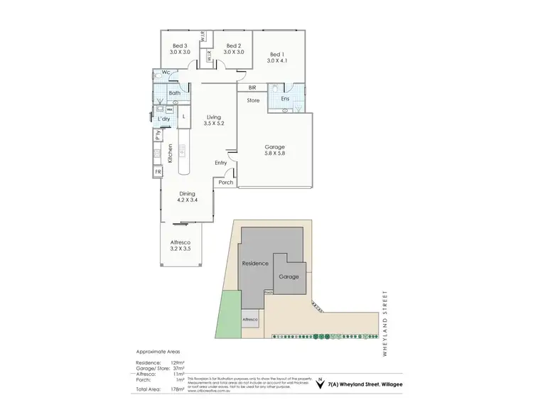 Floorplan of Homely house listing, 7(A) Wheyland Street, Willagee WA 6156
