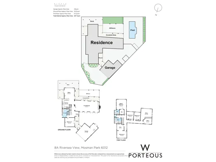 Floorplan of Homely house listing, 8A Riversea View, Mosman Park WA 6012