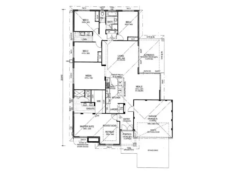 Floorplan of Homely house listing, 12 Ramorine Turn, Southern River WA 6110