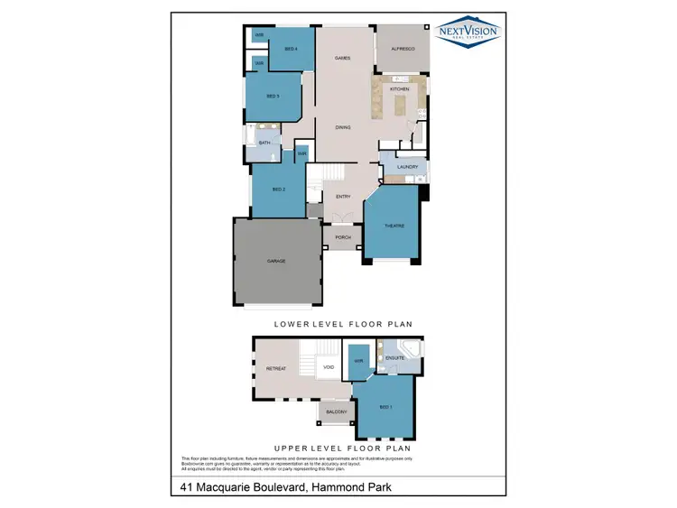 Floorplan of Homely house listing, 41 Macquarie Boulevard, Hammond Park WA 6164