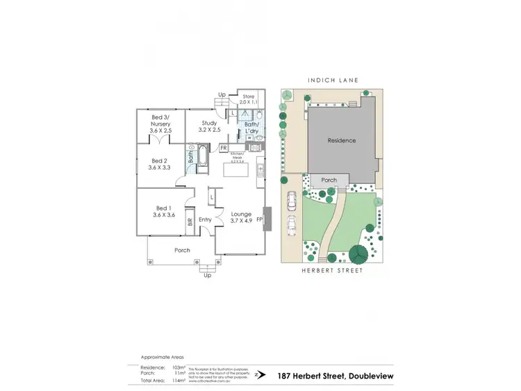 Floorplan of Homely house listing, 187 Herbert, Doubleview WA 6018