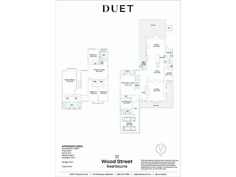 Floorplan of Homely house listing, 12 Wood Street, Swanbourne WA 6010