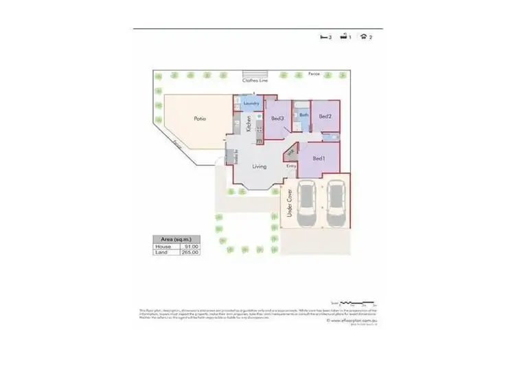 Floorplan of Homely villa listing, 4/28 Ostend Road, Scarborough WA 6019
