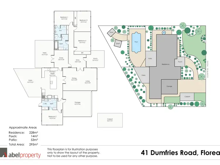 Floorplan of Homely house listing, 41 Dumfries Road, Floreat WA 6014