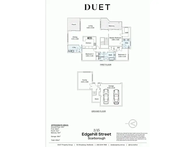 Floorplan of Homely house listing, 3/15 Edgehill Street, Scarborough WA 6019