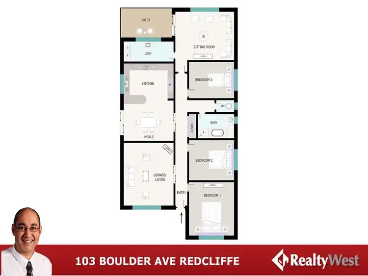 Floorplan of Homely house listing, 103 Boulder Avenue, Redcliffe WA 6104