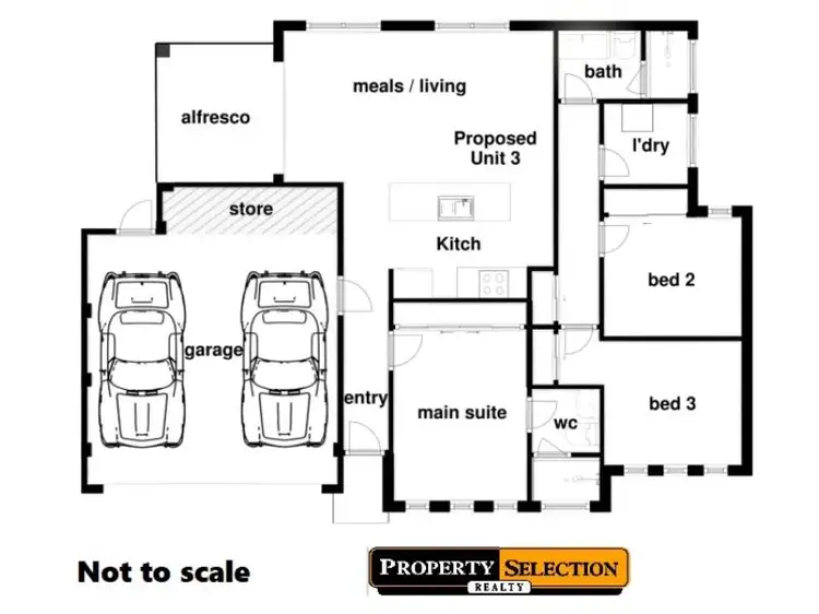 Floorplan of Homely villa listing, 3/40 Tetworth Crescent, Nollamara WA 6061