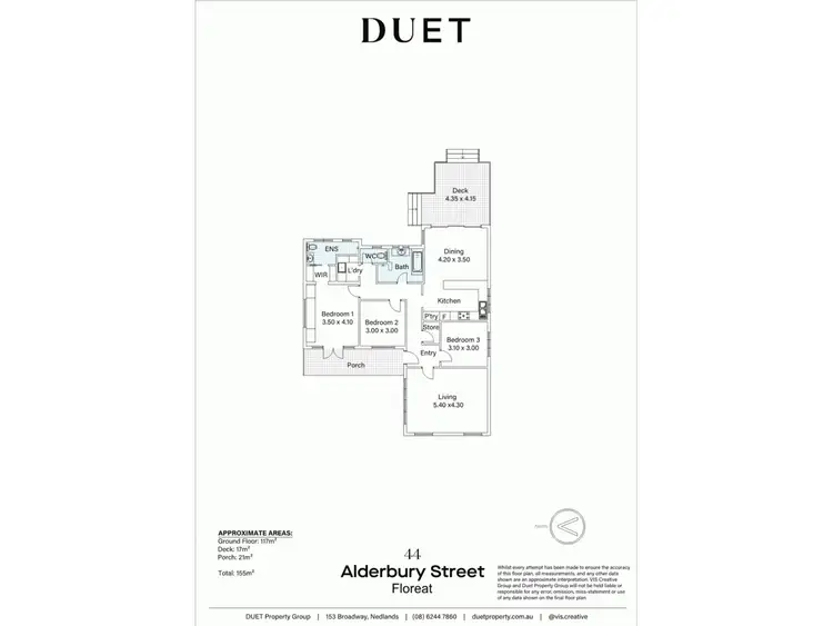 Floorplan of Homely house listing, 44 Alderbury Street, Floreat WA 6014