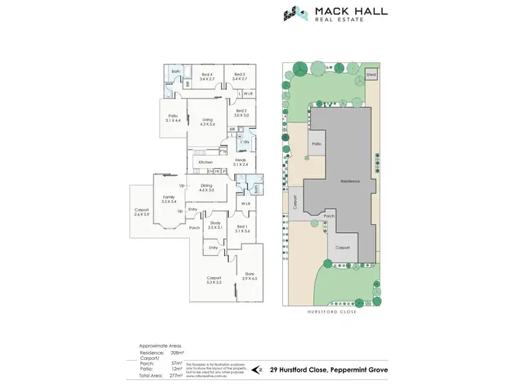 Floorplan of Homely house listing, 29 Hurstford Close, Peppermint Grove WA 6011