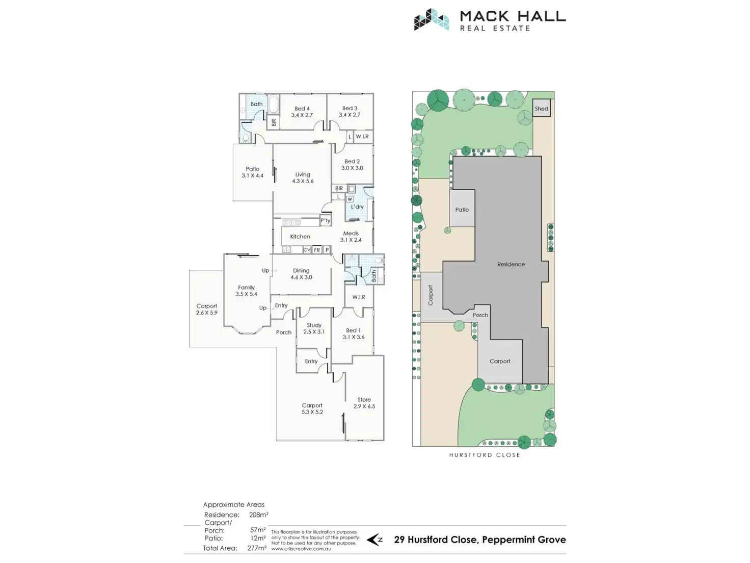 Floorplan of Homely house listing, 29 Hurstford Close, Peppermint Grove WA 6011