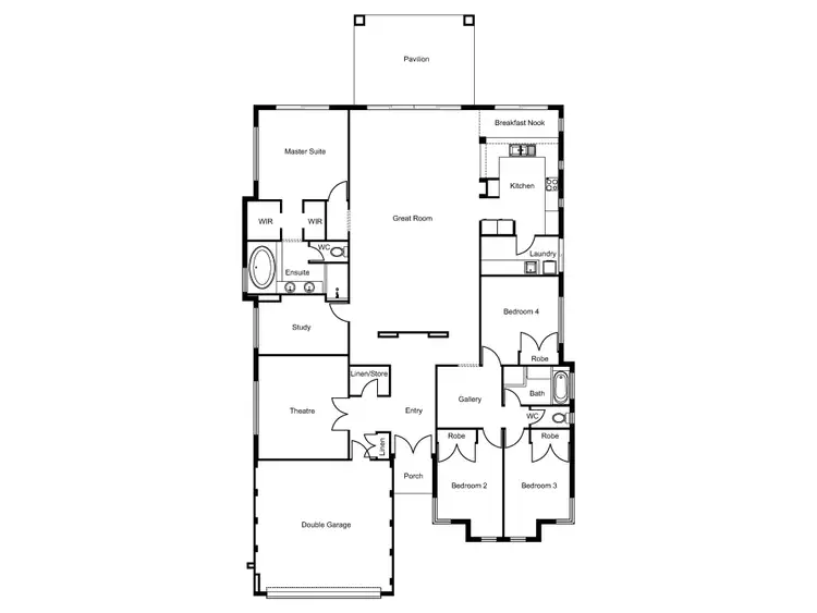 Floorplan of Homely house listing, 30 Nicolay Approach, Dalyellup WA 6230