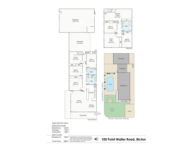 Floorplan of Homely house listing, 100 Point Walter Road, Bicton WA 6157