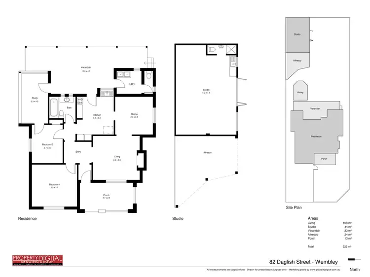 Floorplan of Homely house listing, 82 Daglish Street, Wembley WA 6014