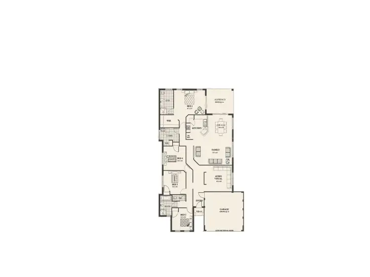 Floorplan of Homely house listing, 9 Murrin Loop, Lakelands WA 6180