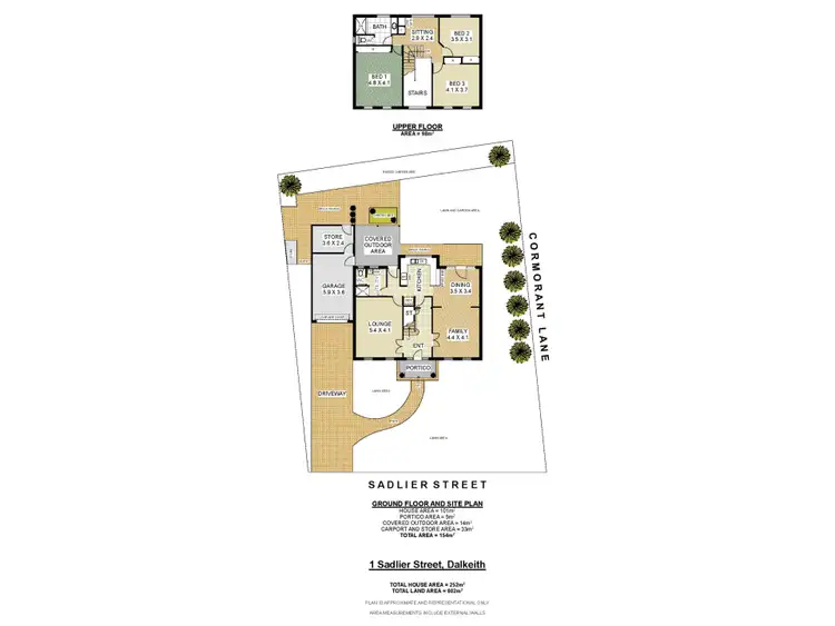 Floorplan of Homely house listing, 1 Sadlier Street, Dalkeith WA 6009
