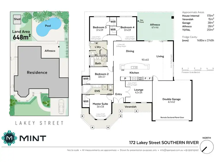 Floorplan of Homely house listing, 172 Lakey Street, Southern River WA 6110