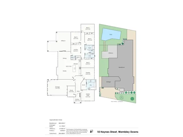 Floorplan of Homely house listing, 10 Haynes Street, Wembley Downs WA 6019