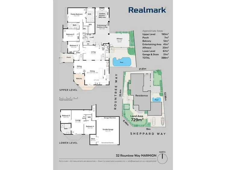 Floorplan of Homely house listing, 32 Rountree Way, Marmion WA 6020