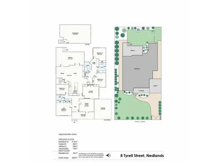 Floorplan of Homely house listing, 8 Tyrell Street, Nedlands WA 6009