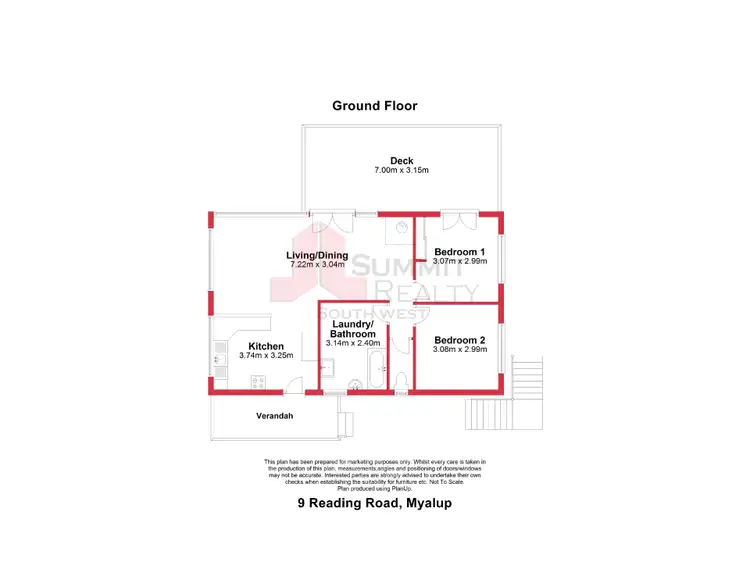 Floorplan of Homely house listing, 9 Reading Road, Myalup WA 6220