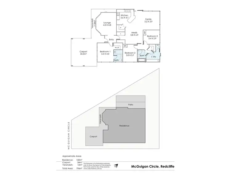 Floorplan of Homely house listing, 28 McGuigan Circle, Redcliffe WA 6104