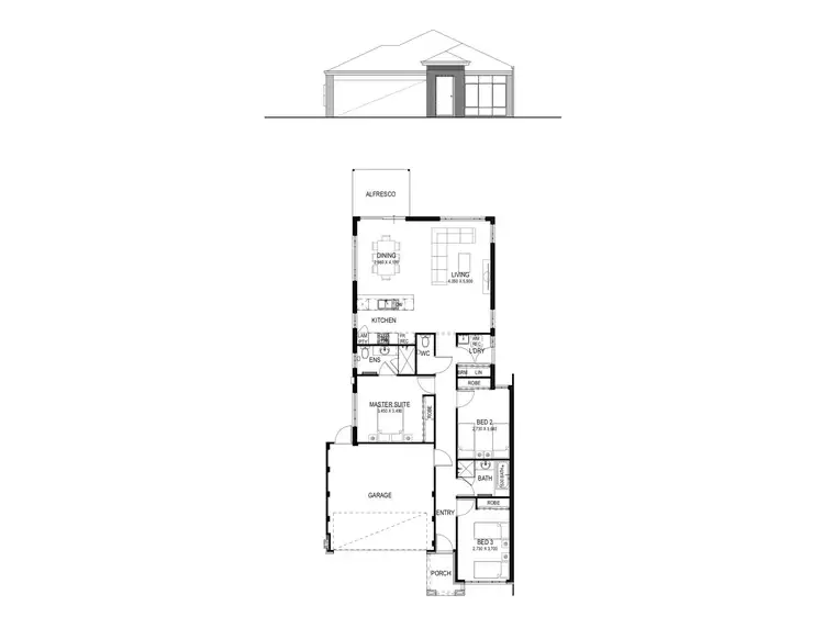 Floorplan of Homely house listing, 218 Lord Street, Caversham WA 6055