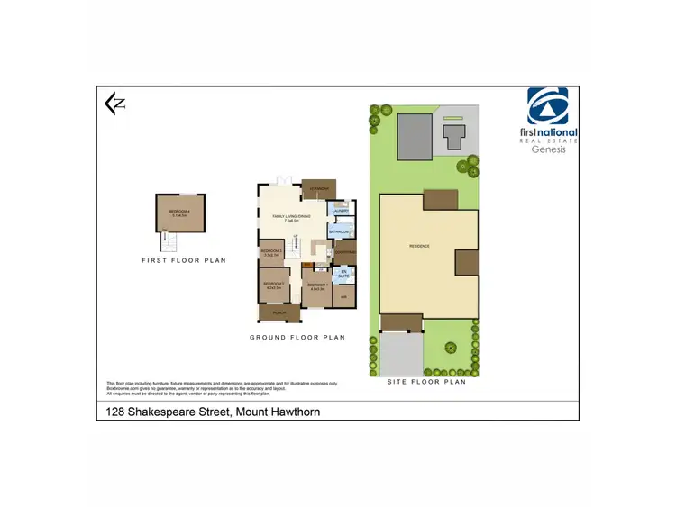 Floorplan of Homely house listing, 128 Shakespeare Street, Mount Hawthorn WA 6016