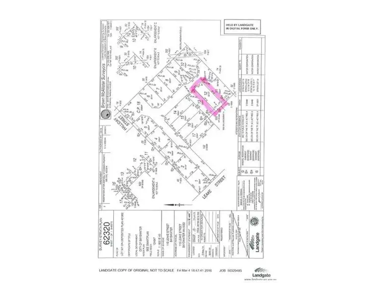 Floorplan of Homely land listing, Address available on request